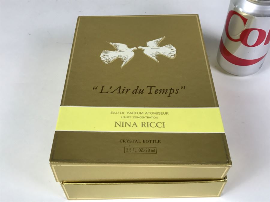 Nina Ricci L'Air du Temps Crystal Perfume Bottle With Box [Photo 2]