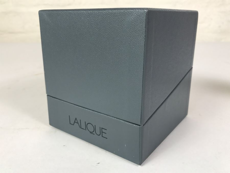 Lalique Lovebirds Pintray Signed With Box [Photo 4]