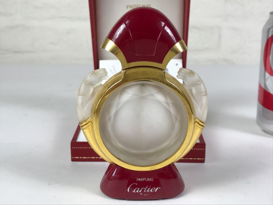 Pathere De Cartier Paris Perfume Bottle Empty With Box [Photo 9]