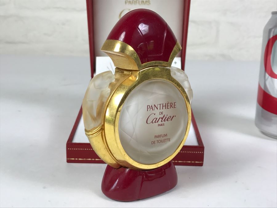 Pathere De Cartier Paris Perfume Bottle Empty With Box [Photo 8]