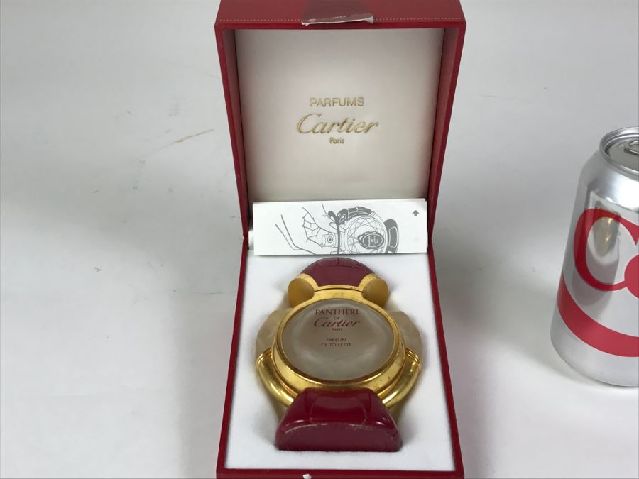 Pathere De Cartier Paris Perfume Bottle Empty With Box