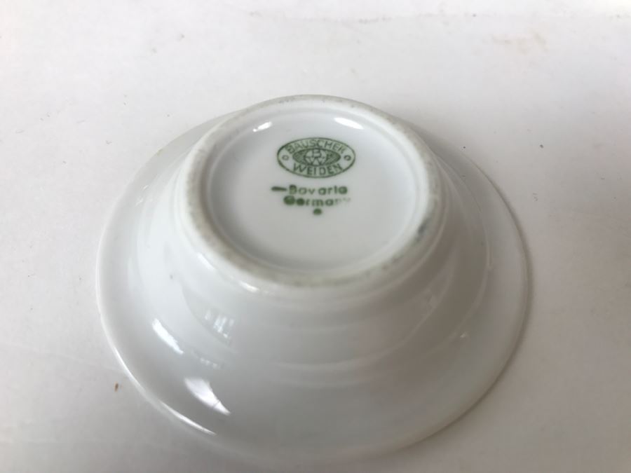 Porcelain Basket Made In Spain + Plate Collection