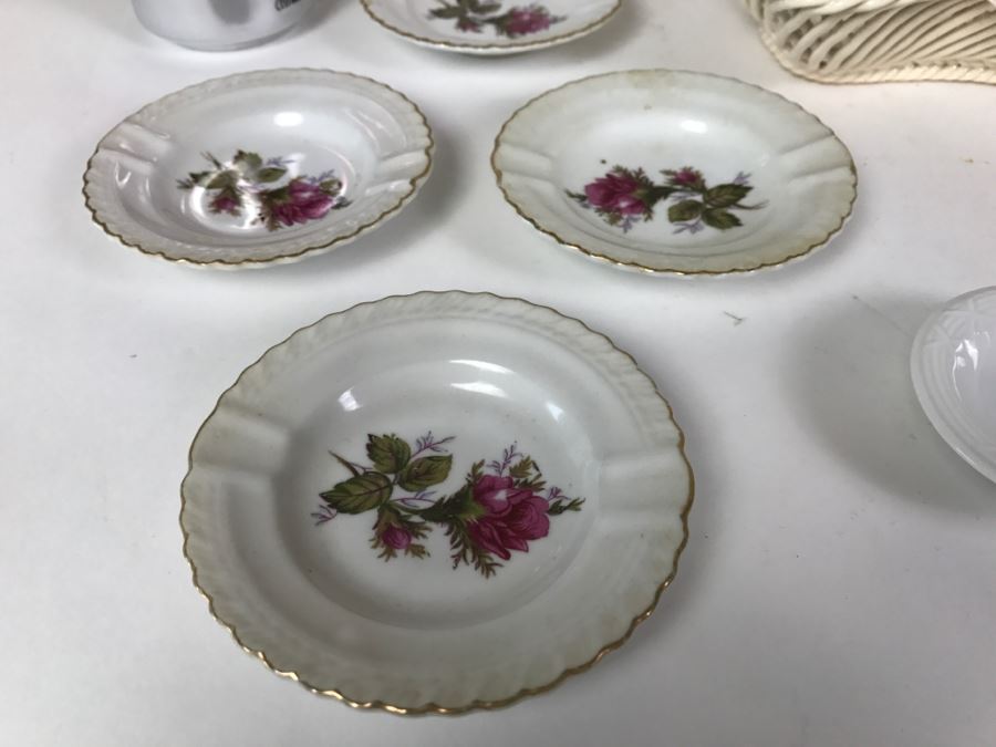 Porcelain Basket Made In Spain + Plate Collection [Photo 2]