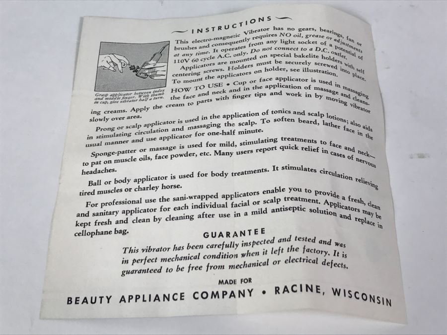 Vintage Vibrosage Lime Green Like New In Original Box Aids Health And Beauty [Photo 8]