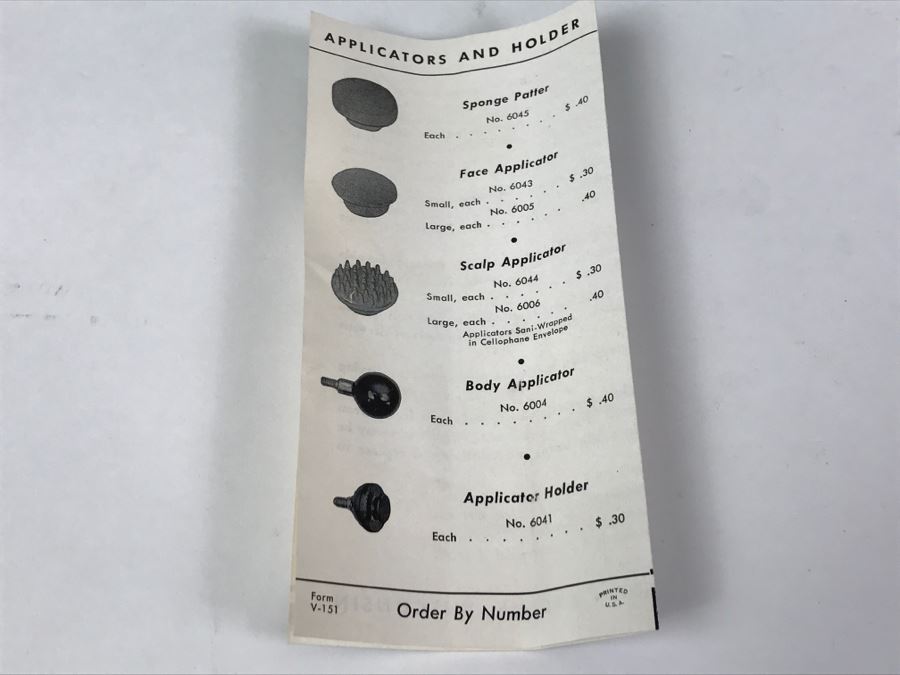 Vintage Vibrosage Lime Green Like New In Original Box Aids Health And Beauty [Photo 9]