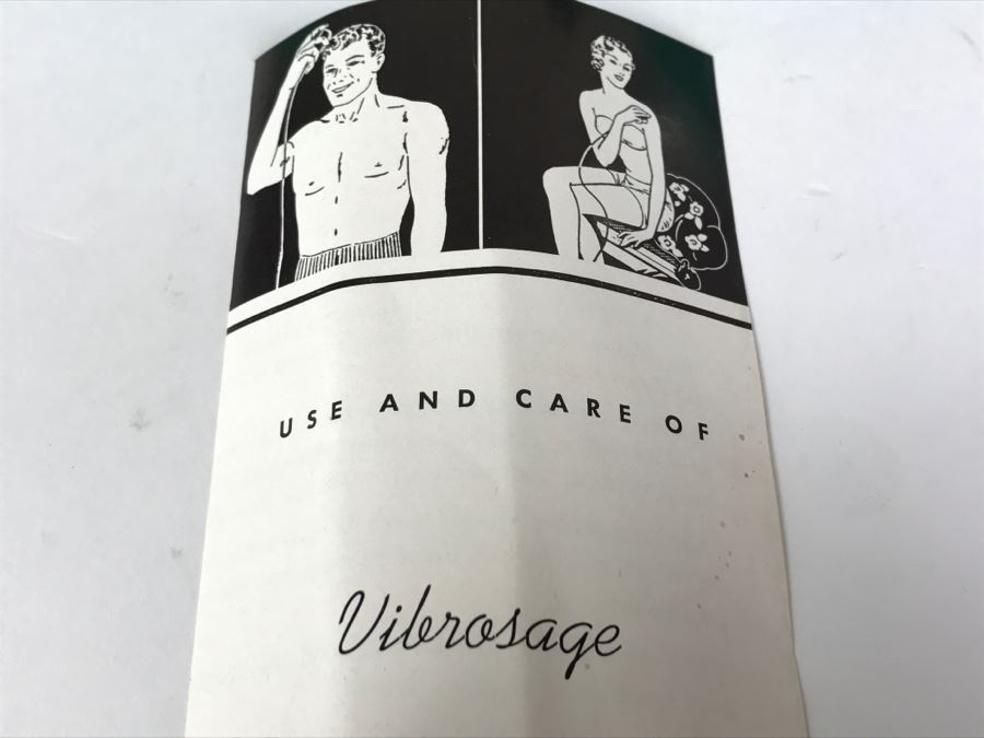 Vintage Vibrosage Lime Green Like New In Original Box Aids Health And Beauty [Photo 7]