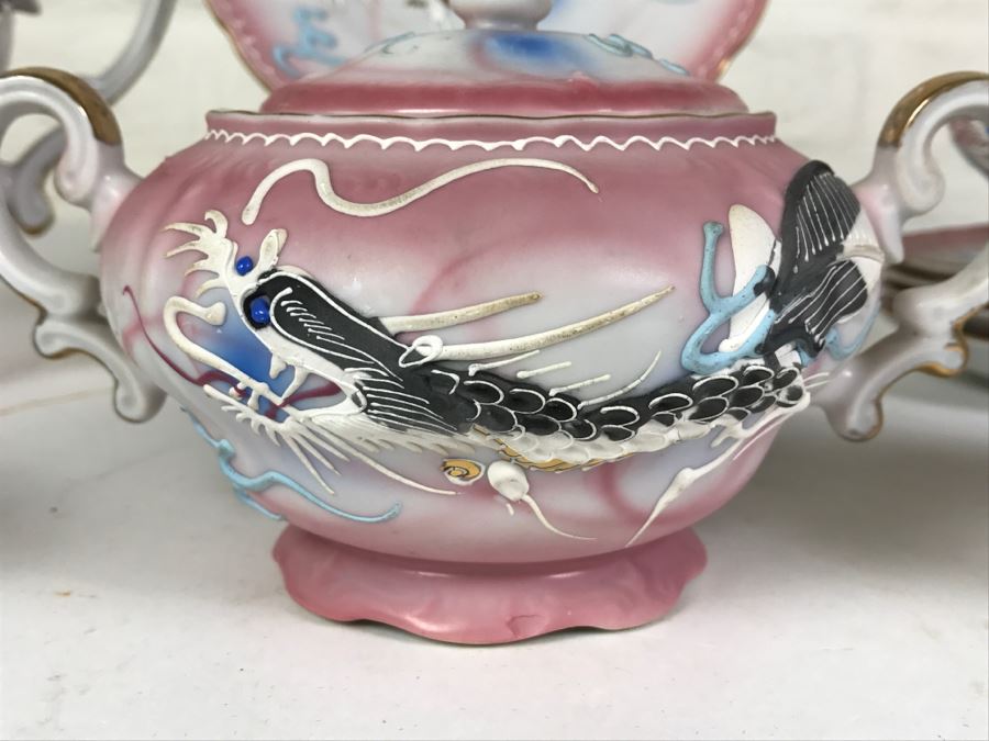 Japanese Dragonware Moriage Tea Service ~ 22 Pieces [Photo 11]