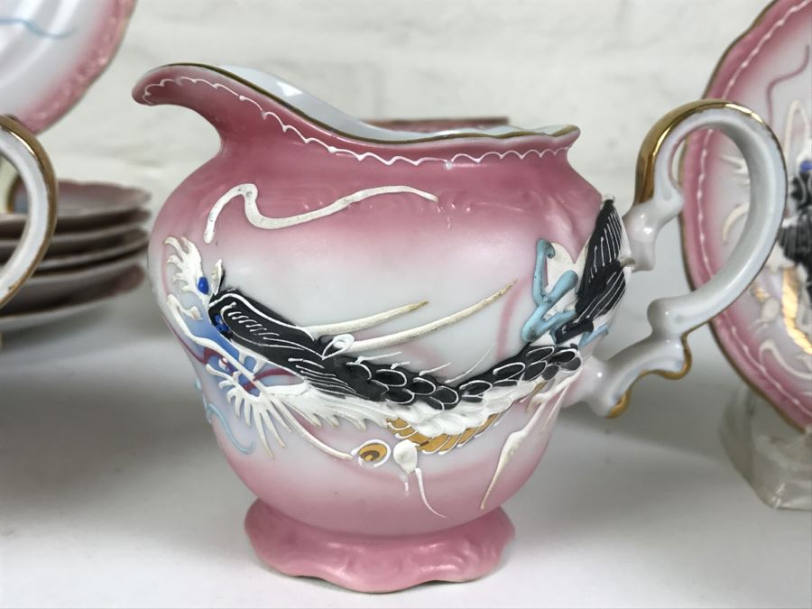 Japanese Dragonware Moriage Tea Service ~ 22 Pieces [Photo 15]