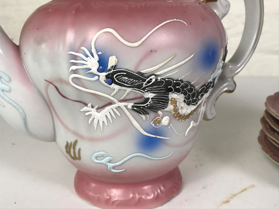 Japanese Dragonware Moriage Tea Service ~ 22 Pieces [Photo 24]