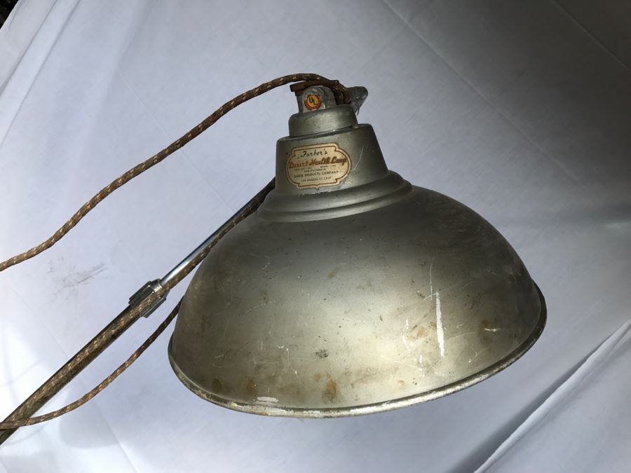 Vintage Farber's Desert Health Lamp Industrial Lamp Los Angeles, CA [Photo 13]
