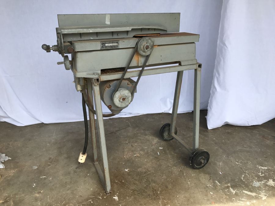 Vintage Mid-Century Craftsman SEARS 4' Jointer Woodworking Tool On