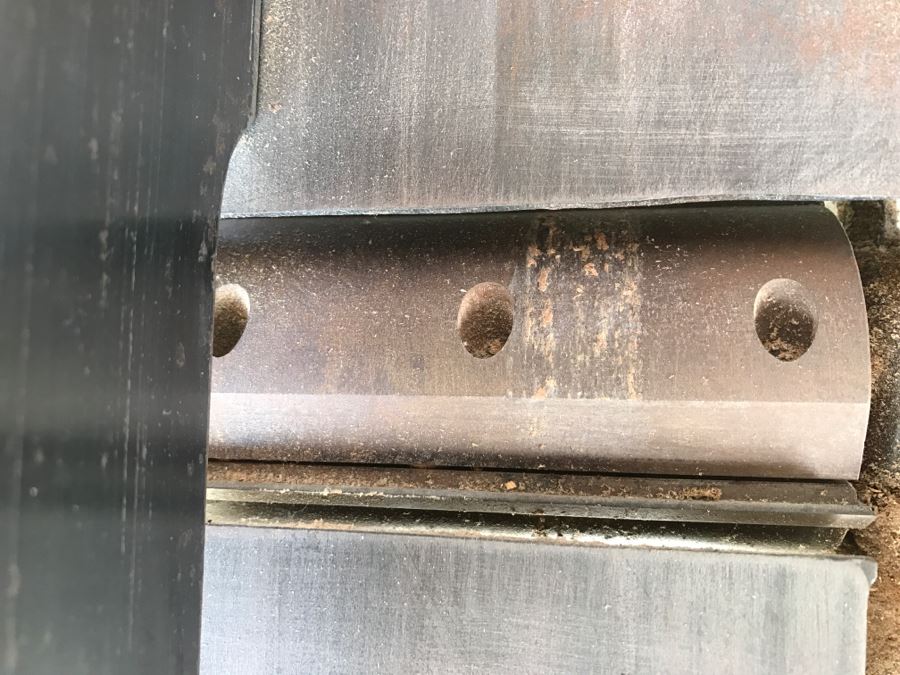 Vintage Mid-Century Craftsman SEARS 4' Jointer Woodworking Tool On Steel Stand With Casters Model Number 103.23220 [Photo 13]