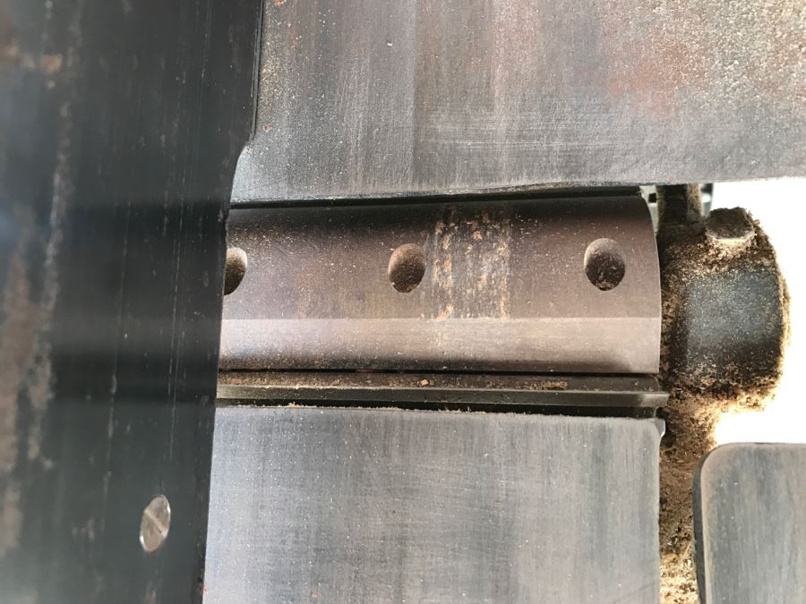 Vintage Mid-Century Craftsman SEARS 4' Jointer Woodworking Tool On Steel Stand With Casters Model Number 103.23220 [Photo 11]