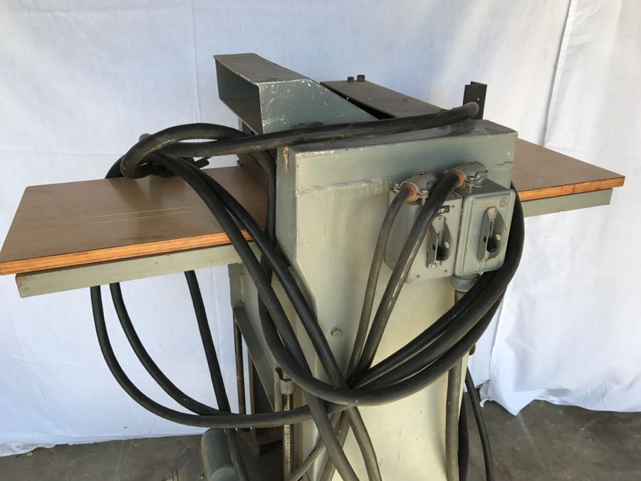 Industrial Woodworking Planer On Casters Used To Build Custom Ship Working  [Photo 5]