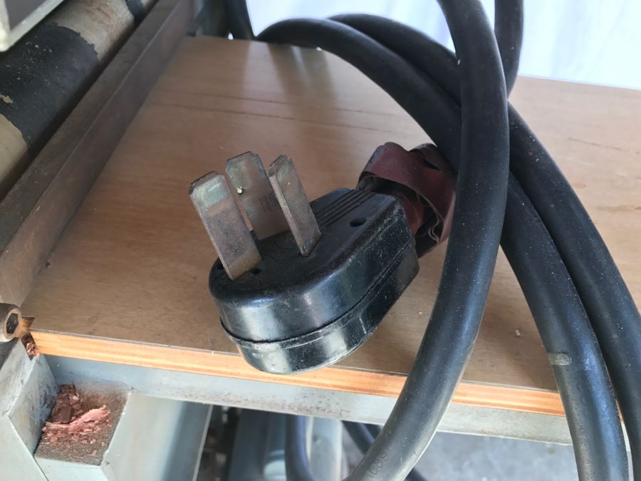 Industrial Woodworking Planer On Casters Used To Build Custom Ship Working  [Photo 15]