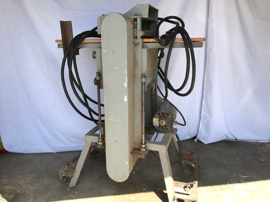 Industrial Woodworking Planer On Casters Used To Build Custom Ship Working  [Photo 3]