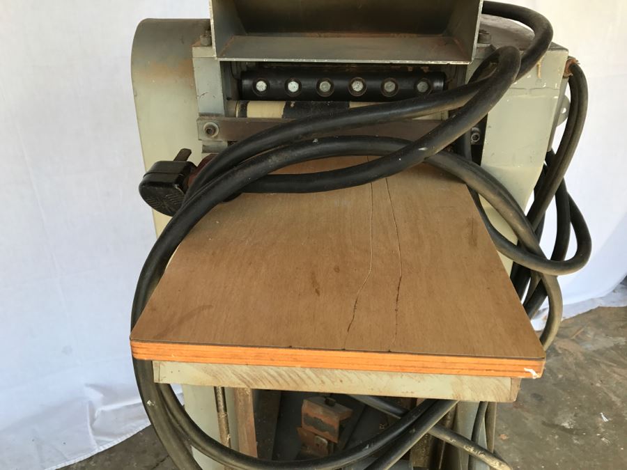 Industrial Woodworking Planer On Casters Used To Build Custom Ship Working  [Photo 7]