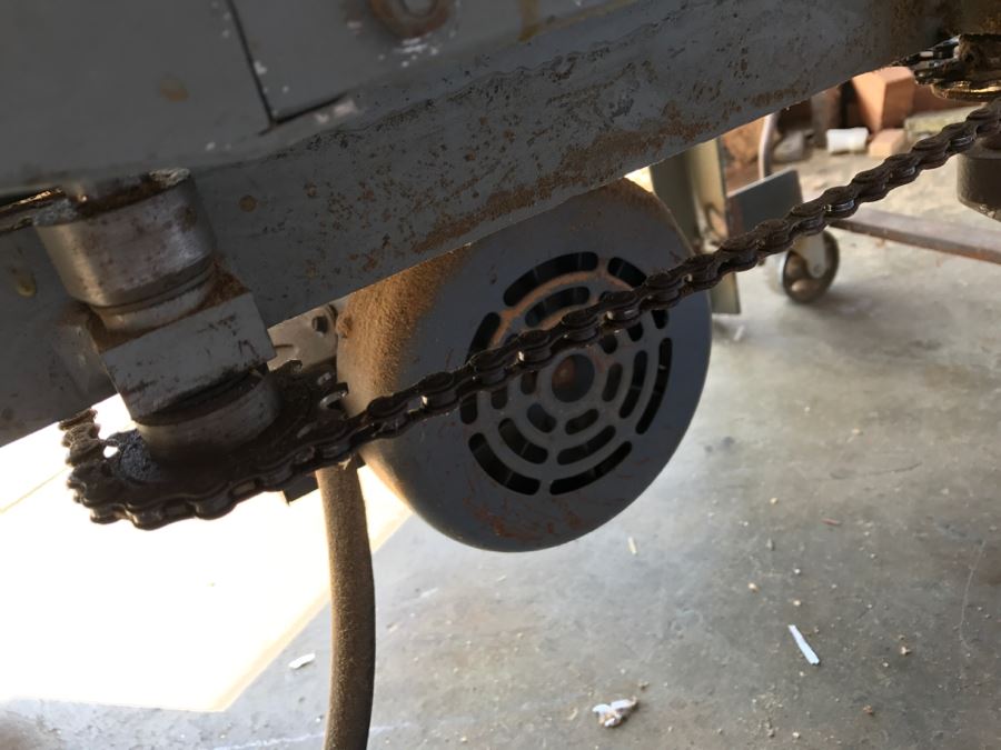 Industrial Woodworking Planer On Casters Used To Build Custom Ship Working  [Photo 12]