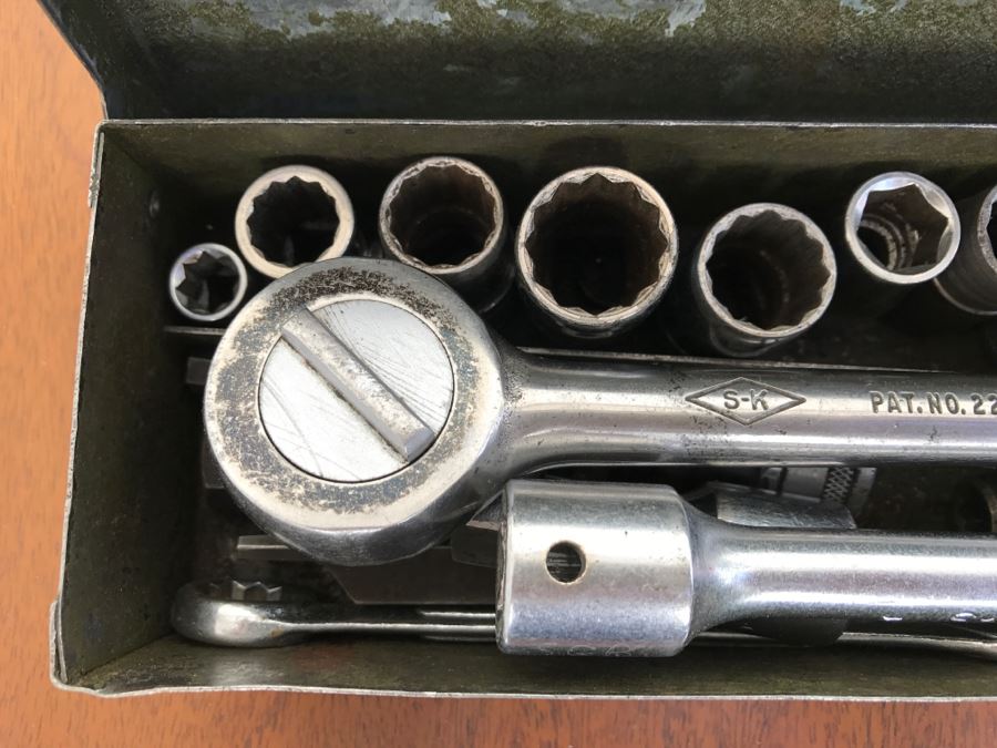 Vintage Sherman-Klove S-K Socket Wrench Tools Set With Case [Photo 6]