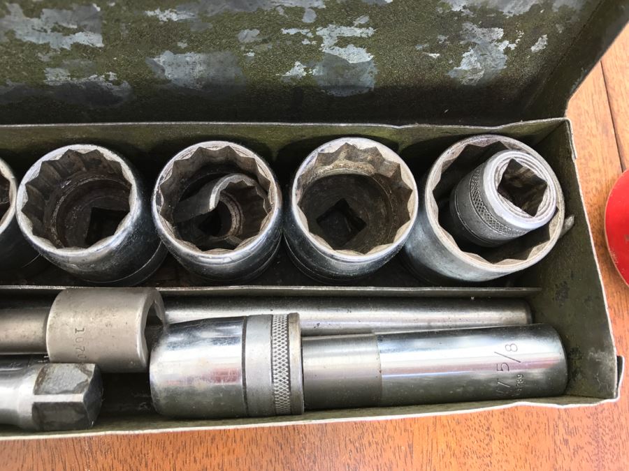 Vintage Sherman-Klove S-K Socket Wrench Tools Set With Case [Photo 9]