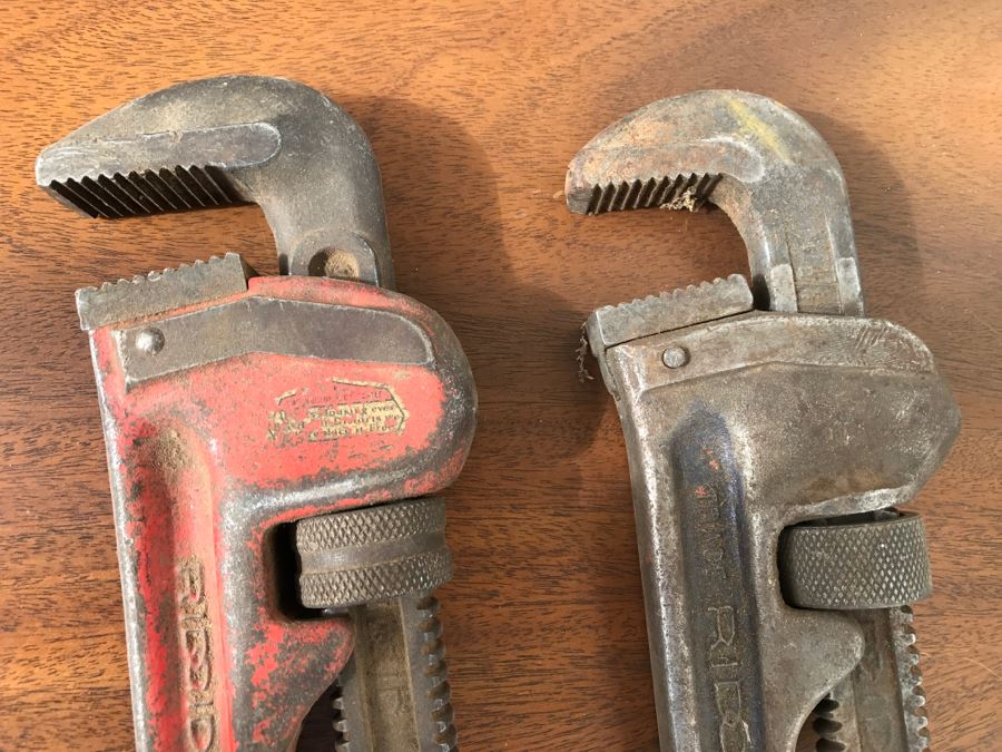 Pair Of RIGID Heavy Duty 18' Pipe Wrenches [Photo 2]