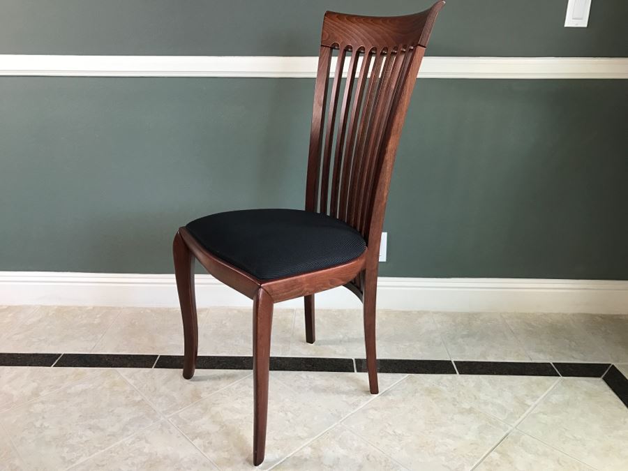 Skovby Danish Dining Table With (8) High End Italian Designer Dining Chairs By A. Sibau [Photo 22]