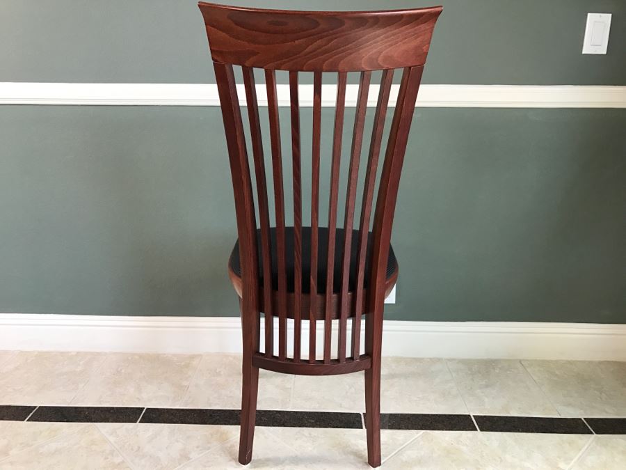 Skovby Danish Dining Table With (8) High End Italian Designer Dining Chairs By A. Sibau [Photo 26]