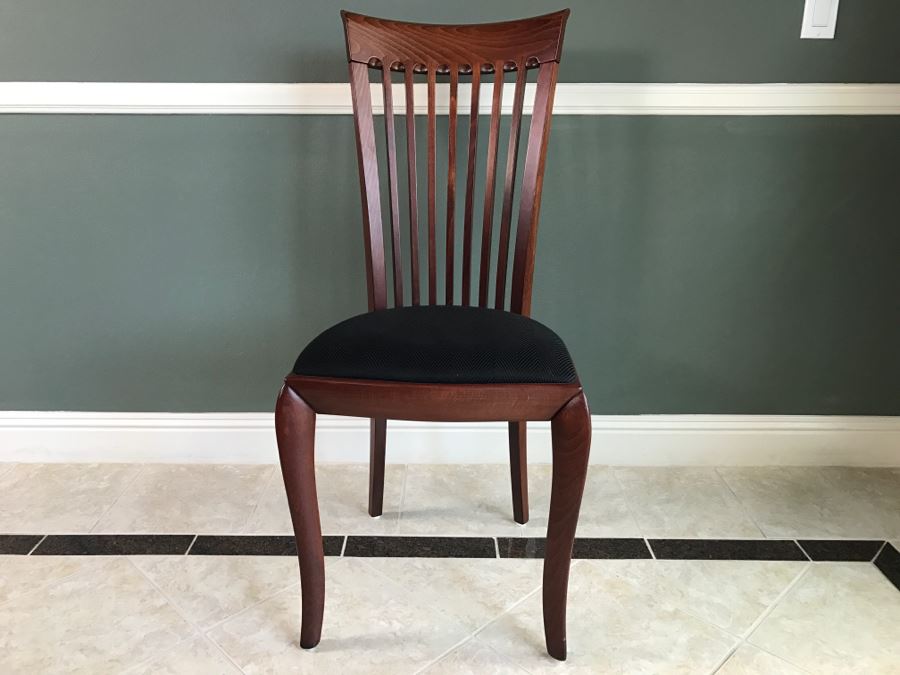 Skovby Danish Dining Table With (8) High End Italian Designer Dining Chairs By A. Sibau [Photo 23]