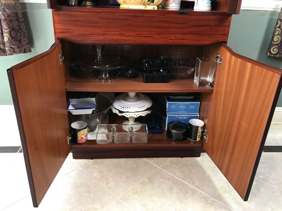 Skovby Danish China Cabinet Curio Cabinet Palis Model SM352P [Photo 7]