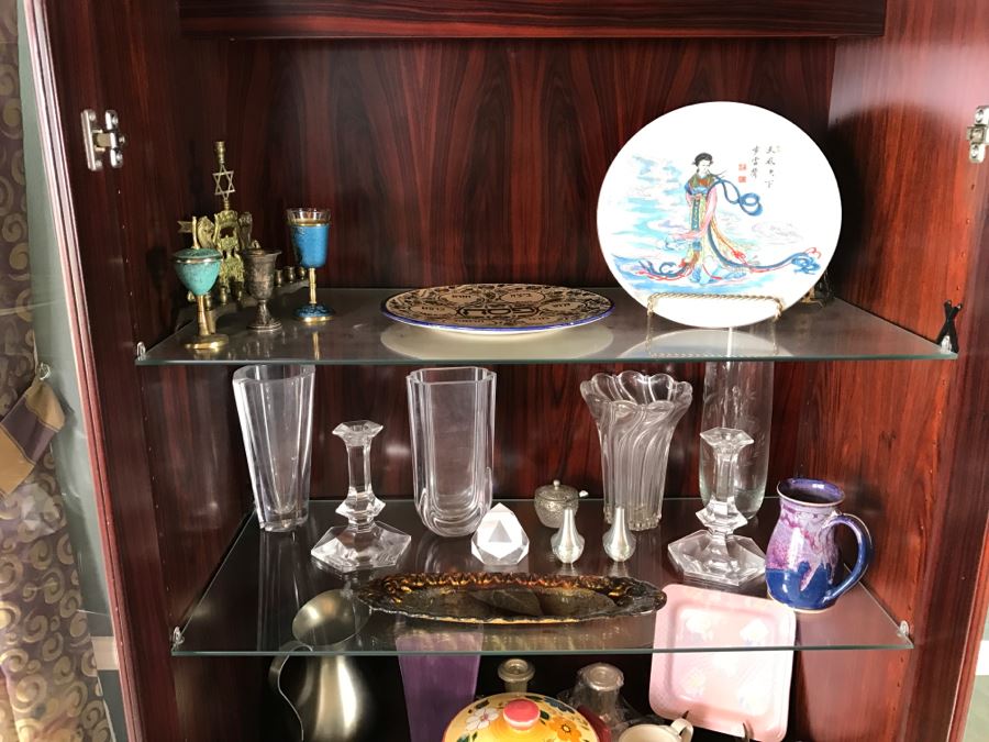 Skovby Danish China Cabinet Curio Cabinet Palis Model SM352P [Photo 4]