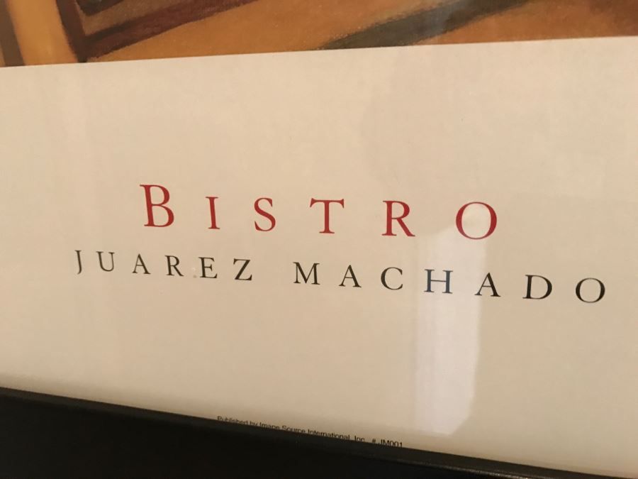 Framed Print By Juarez Machado Titled 'BISTRO' [Photo 2]