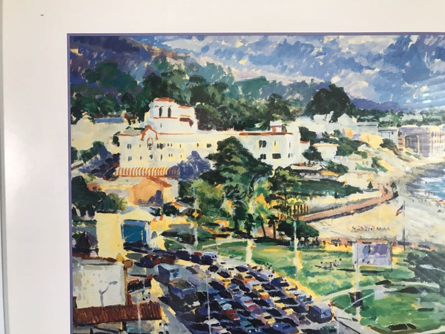 Festival Of Arts Laguna Beach, CA 1991 Framed Poster 'Laguna Late Afternoon' By Michael Jacques [Photo 4]