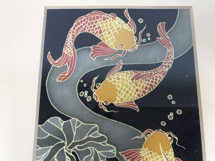 Koi Fish Print By Sybil Shane Titled 'In The Current Moment' [Photo 4]