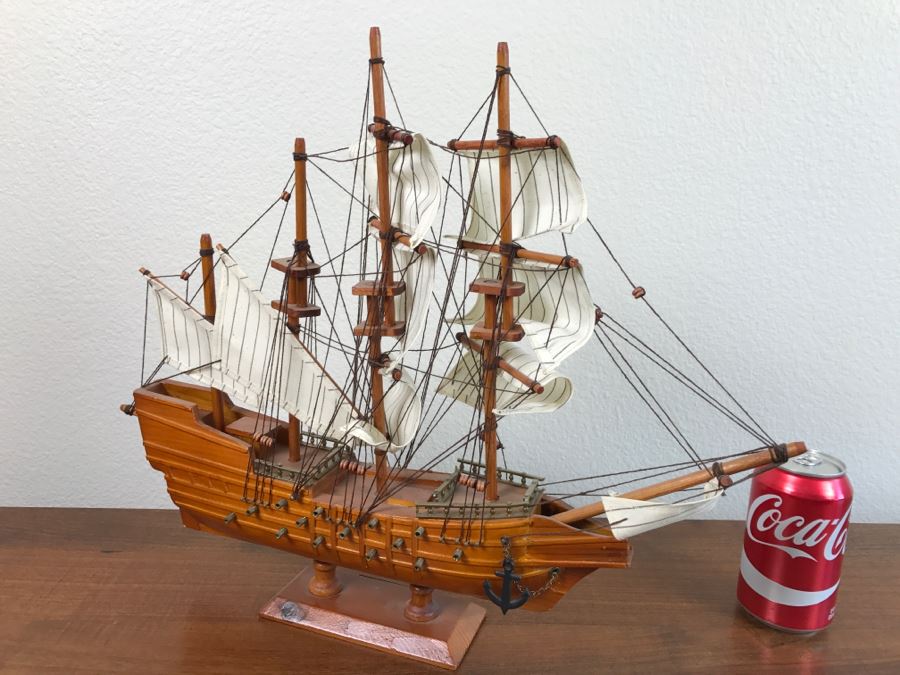 Decorative Wooden Model Ship 'San Francisco' [Photo 6]