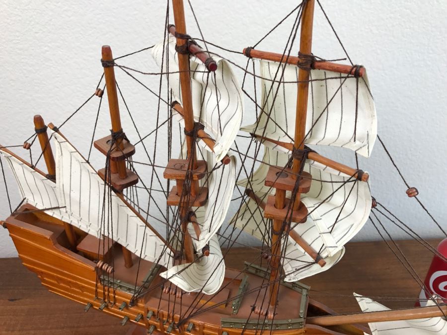 Decorative Wooden Model Ship 'San Francisco' [Photo 7]