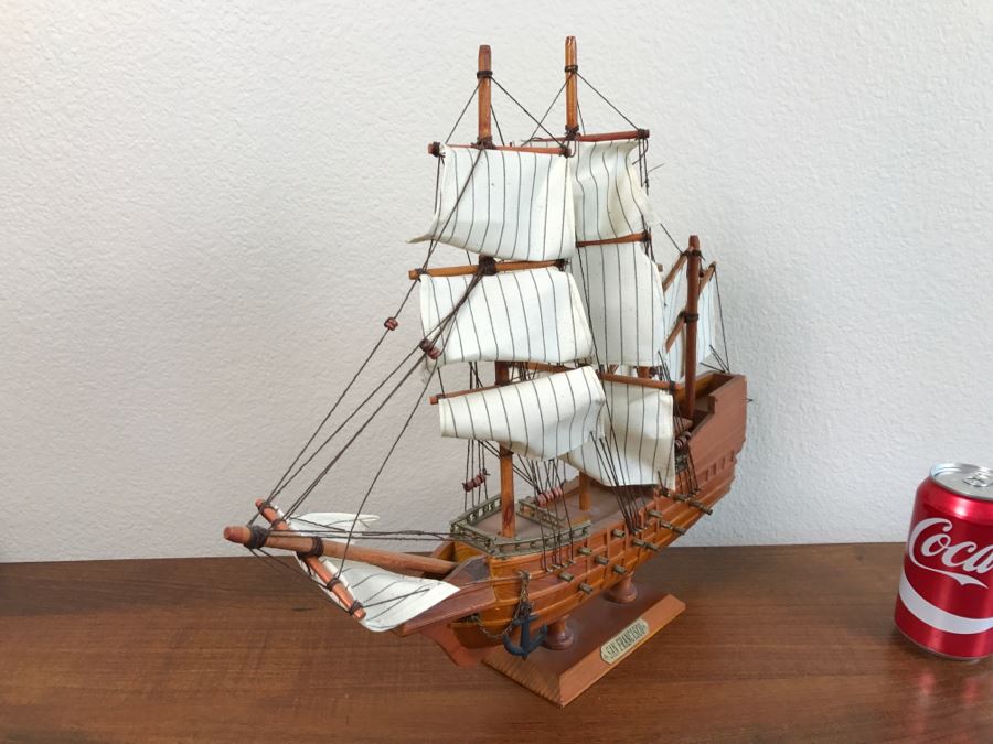 Decorative Wooden Model Ship 'San Francisco' [Photo 5]