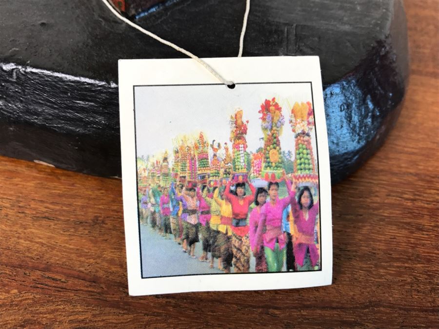 Hand Made Wooden Mask From Paradise Island Bali Indonesia [Photo 2]