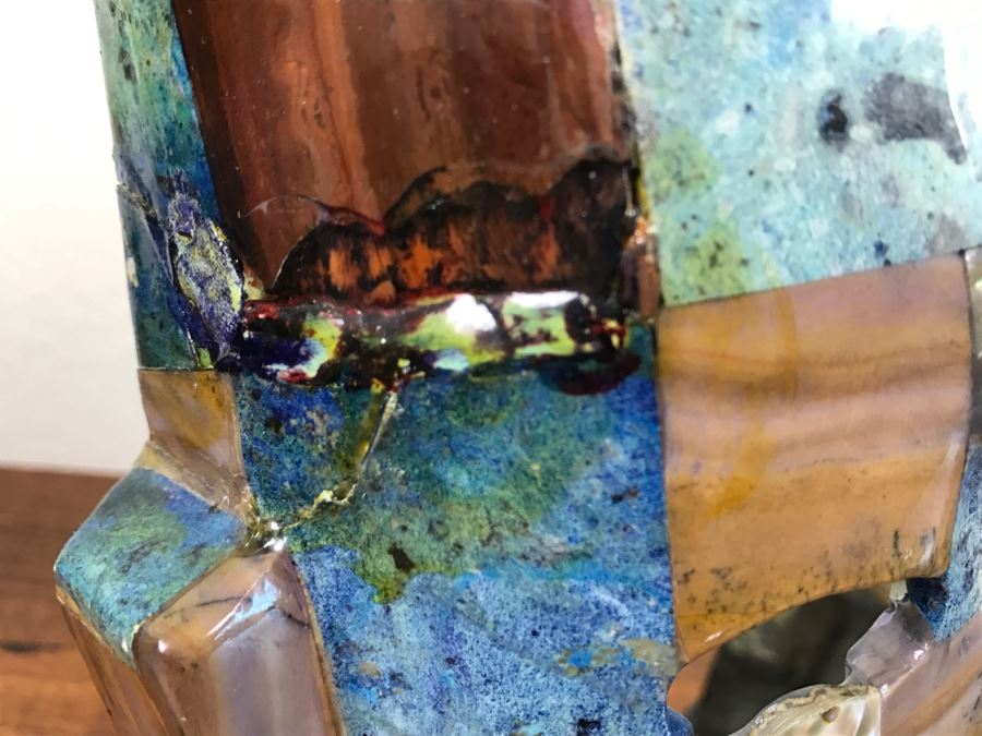 Various Stone Inlay Mask - Note Repaired Damage In Photos [Photo 6]