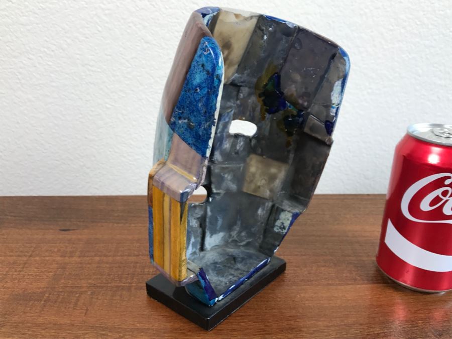 Various Stone Inlay Mask - Note Repaired Damage In Photos [Photo 10]