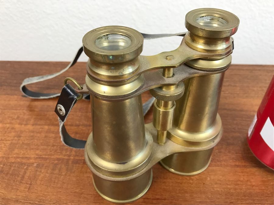 Victorian Style Brass Binoculars