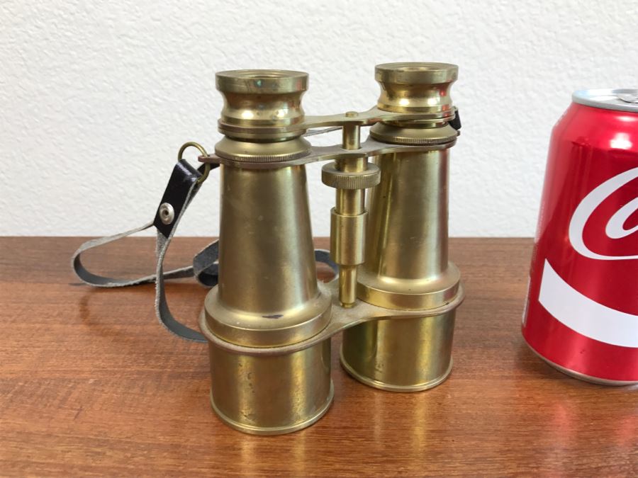 Victorian Style Brass Binoculars