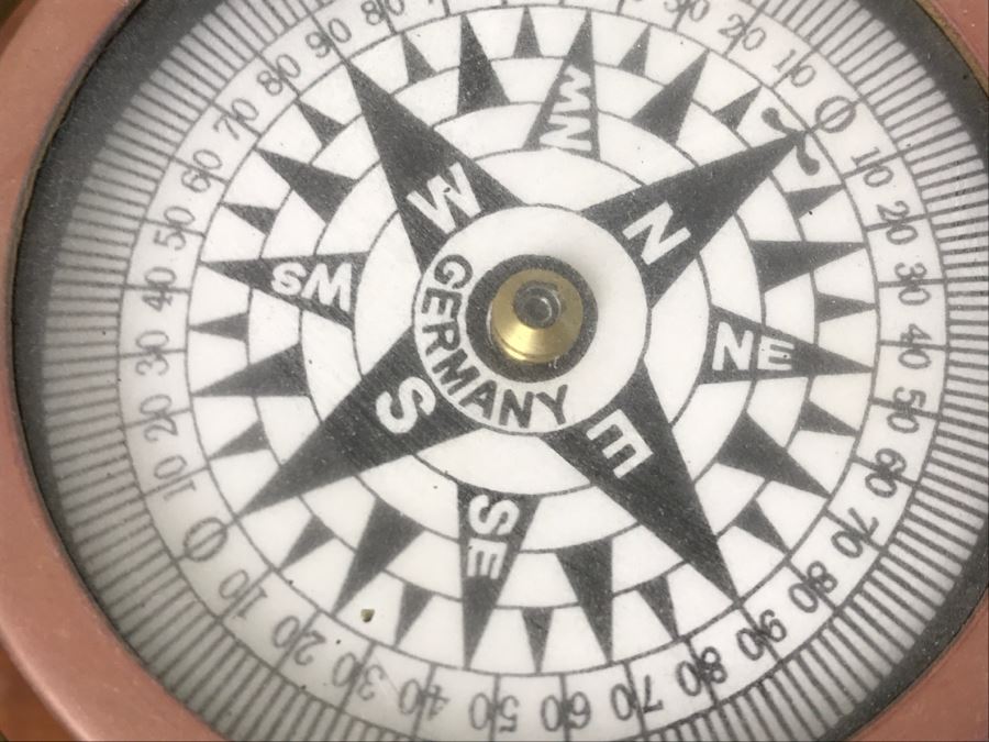 Brass Bimbaled Ship Compass Germany [Photo 5]