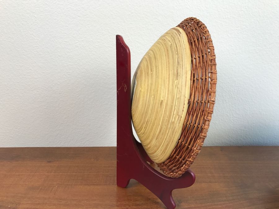 Bamboo Woven Basket Lot [Photo 7]