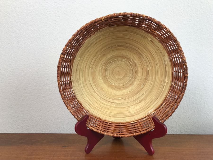Bamboo Woven Basket Lot [Photo 6]