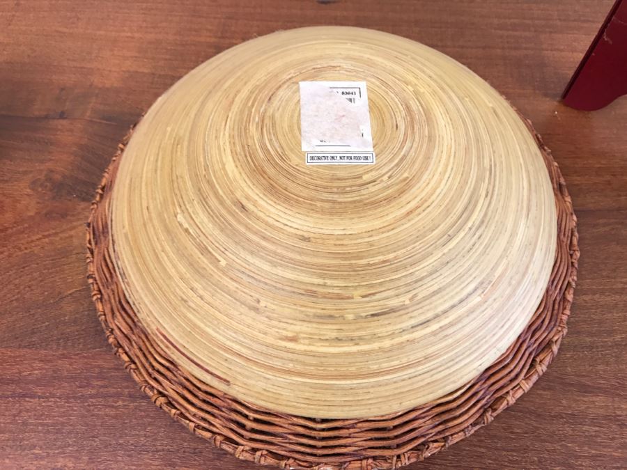 Bamboo Woven Basket Lot [Photo 8]
