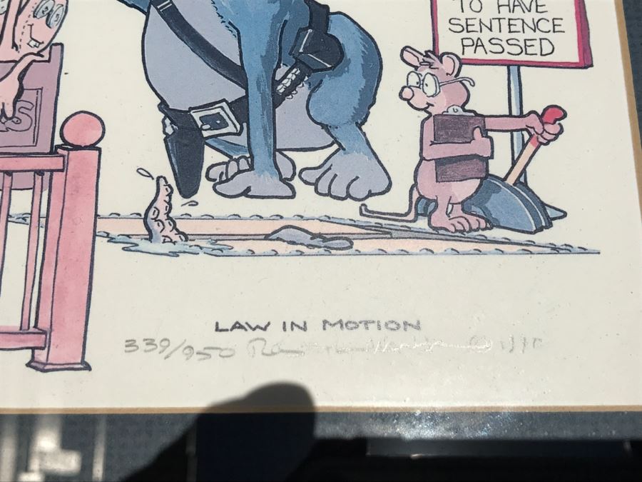 Robert Marble Signed Offset Litho Limited Edition 339 Of 950 [Photo 8]