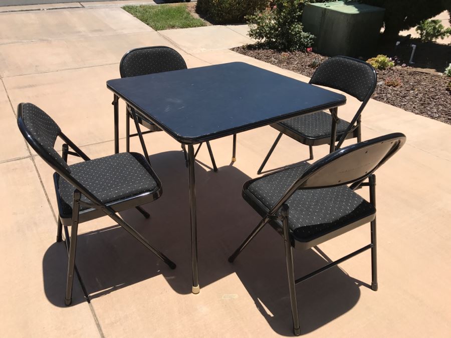 Card Table With Four Chairs