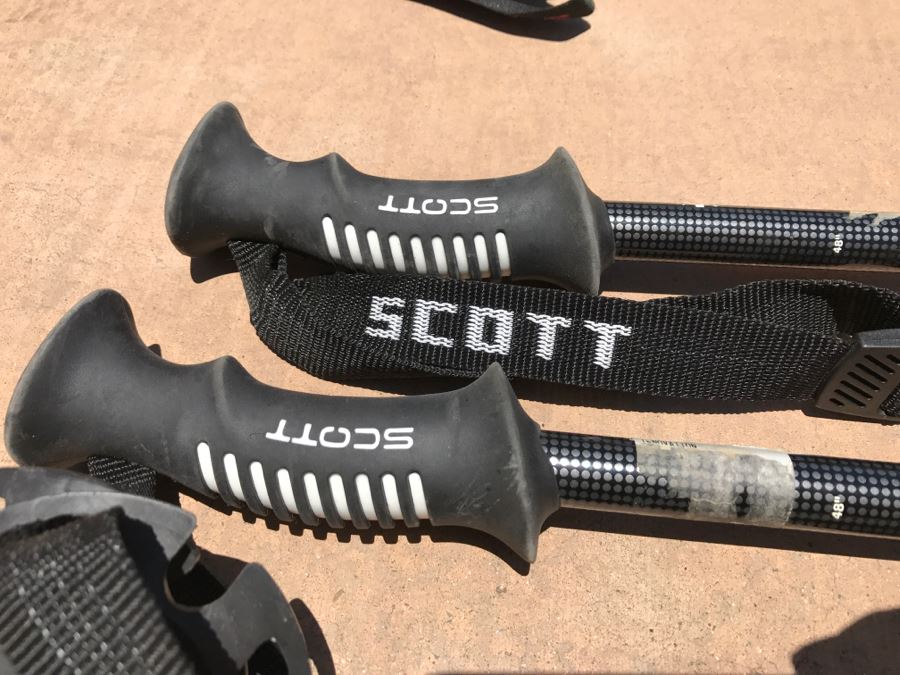 Set Of STANSPORT Made In Italy Walking Sticks And Scott Ski Poles [Photo 5]