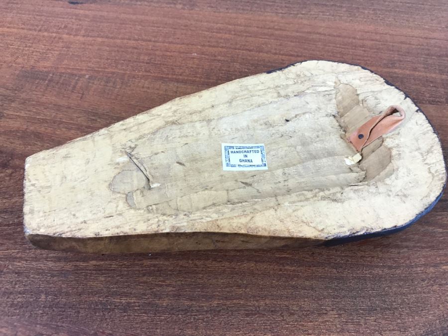 Carved Wooden Mask From Ghana Africa [Photo 5]