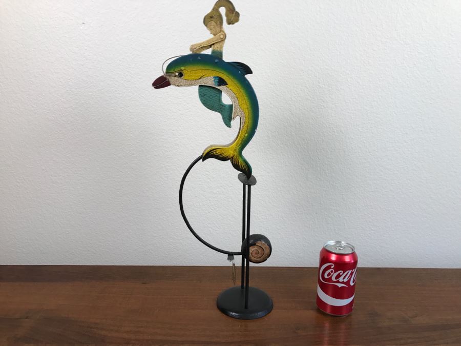 Kinetic Art Sculpture From Indonesia Girl Riding Dolphin [Photo 5]